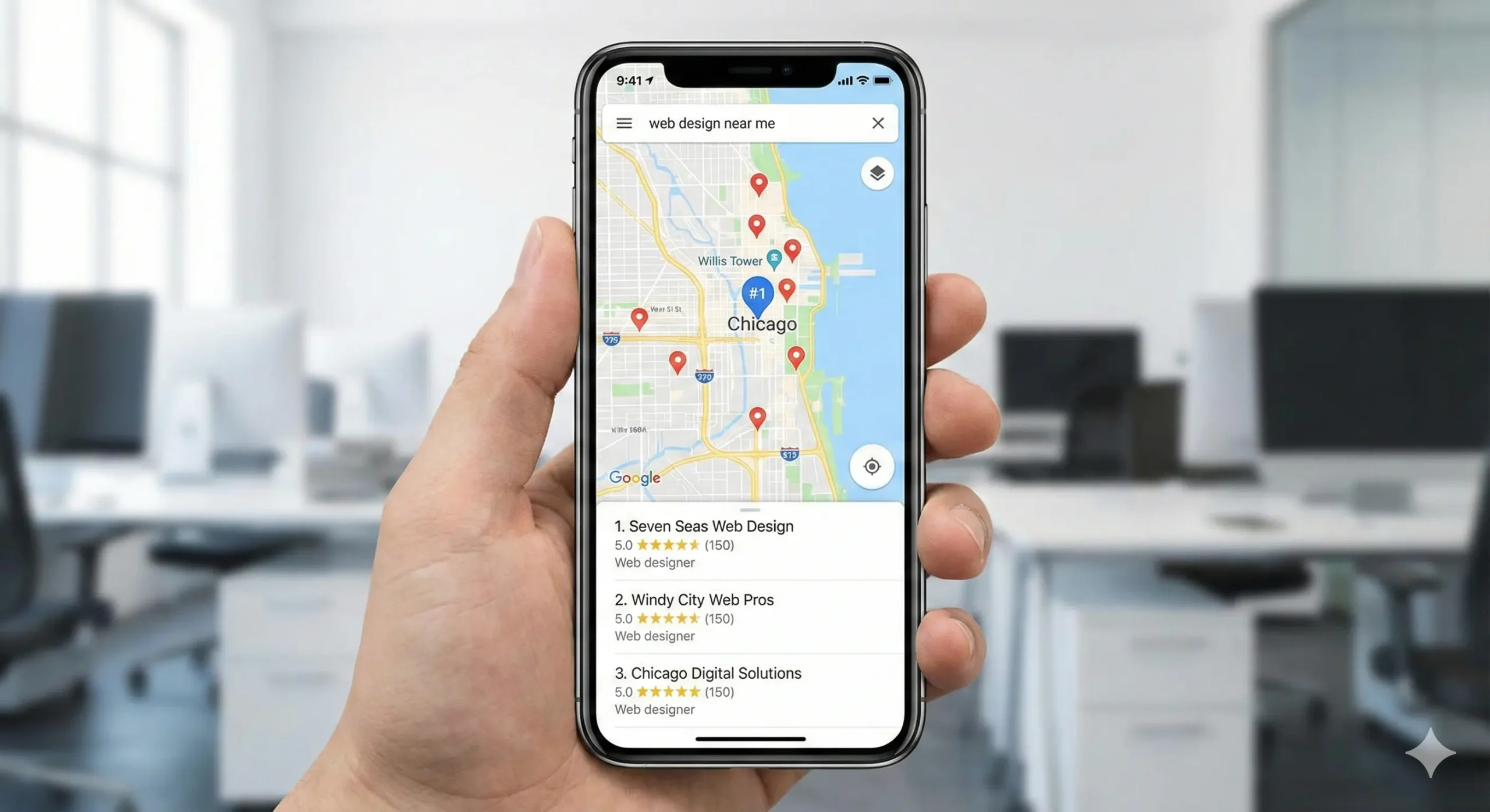 SEO website design metrics dashboard