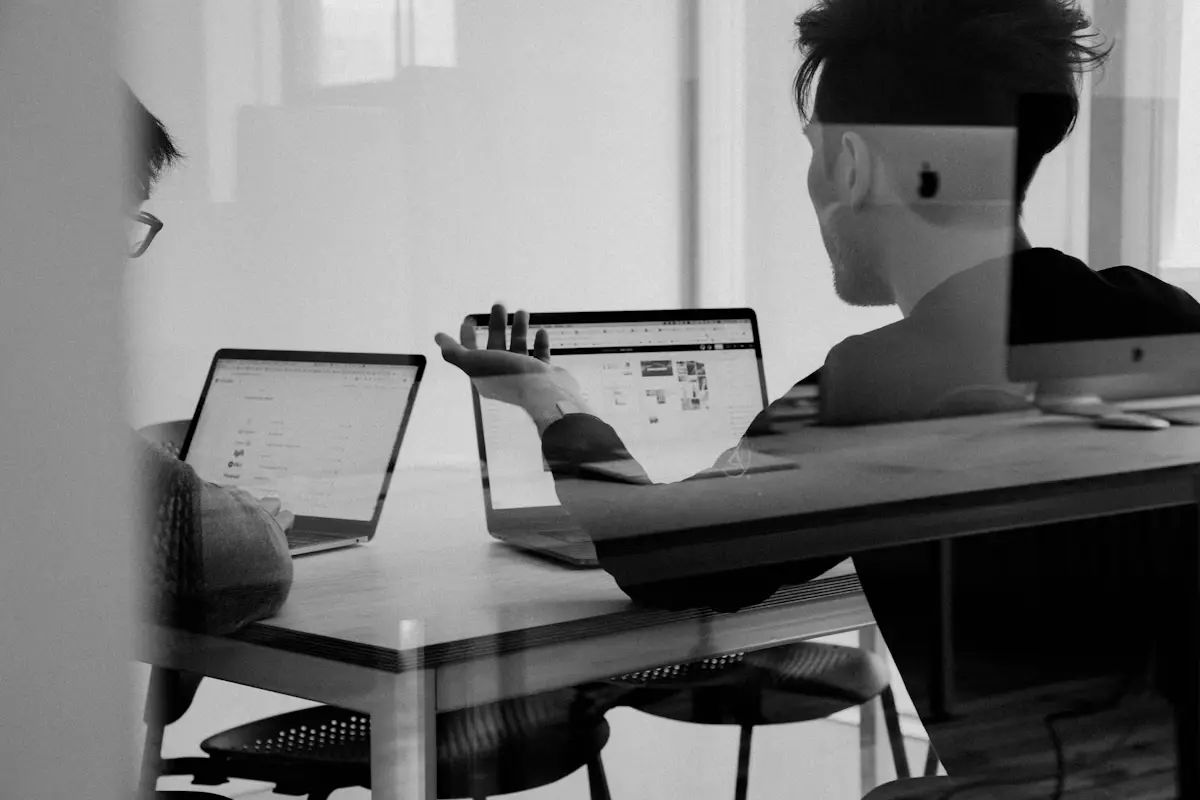 Web designer working on small business website for Chicago area client