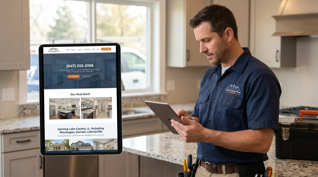 contractor website design Lake County IL
